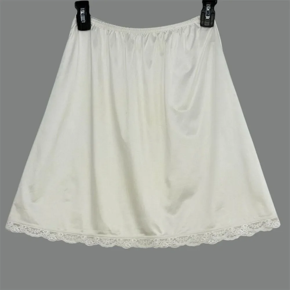 Vintage Skirt Slip Small Vanity Fair satin underskirt undergarment Lingerie